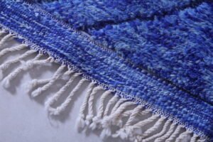 Moroccan rug Blue