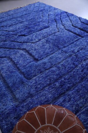 Moroccan rug Blue