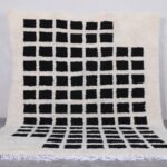 Moroccan checkered rug