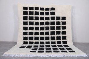 Moroccan checkered rug