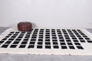 Moroccan checkered rug