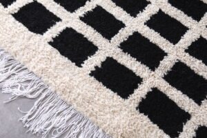 Moroccan checkered rug