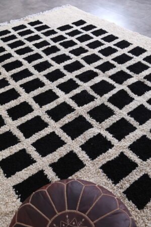 Moroccan checkered rug