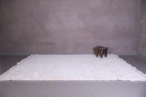 Moroccan area rug shaggy
