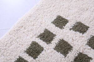 Moroccan checkered rug