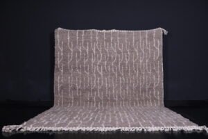 hand knotted Moroccan area rug