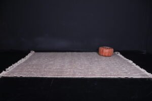 hand knotted Moroccan area rug