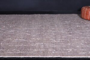 hand knotted Moroccan area rug