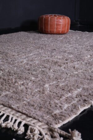 hand knotted Moroccan area rug