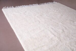 Moroccan rug white