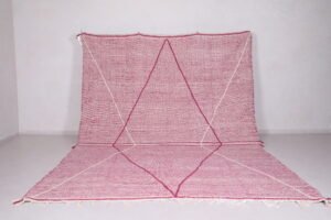 Moroccan pink rug