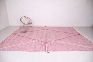 Moroccan pink rug
