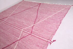 Moroccan pink rug