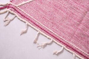 Moroccan pink rug