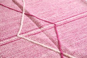 Moroccan pink rug