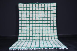 Moroccan grid rug