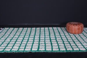 Moroccan grid rug
