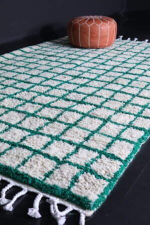 Moroccan grid rug