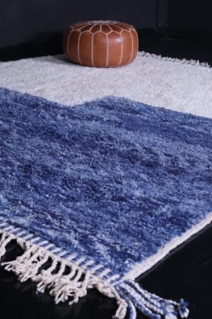 Moroccan rug blue