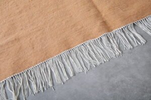 Custom Moroccan rug Taupe