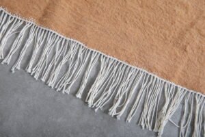 Custom Moroccan rug Taupe