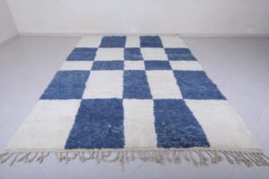 Moroccan checkered rug