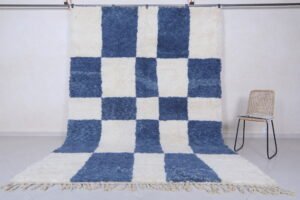 Moroccan checkered rug