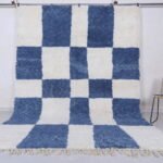 Moroccan checkered rug