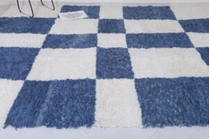 Moroccan checkered rug