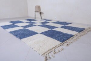Moroccan checkered rug