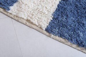 Moroccan checkered rug