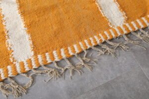 Moroccan rug yellow