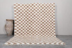 Checkered Brown rug