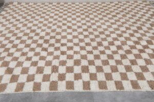 Checkered Brown rug