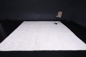 Moroccan rug white