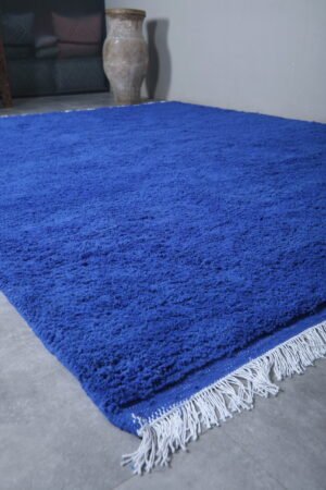 Moroccan rug blue