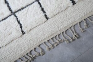 Beni ourain rug hand knotted