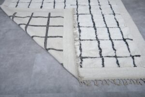 Beni ourain rug hand knotted