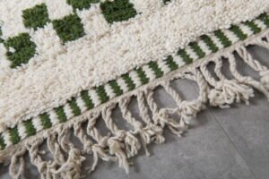 Green Checkerboard in border