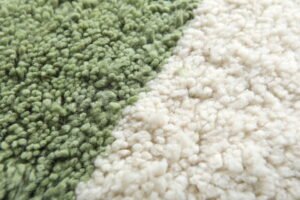 Moroccan green rug