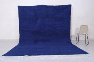 Moroccan rug blue