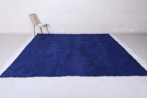 Moroccan rug blue