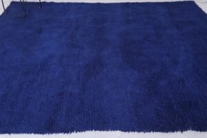 Moroccan rug blue