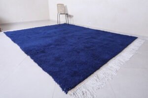 Moroccan rug blue