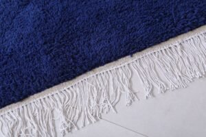 Moroccan rug blue