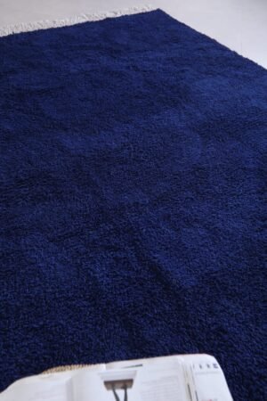 Moroccan rug blue