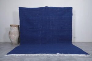 Custom Moroccan rug Blue