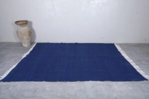 Custom Moroccan rug Blue