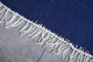 Custom Moroccan rug Blue