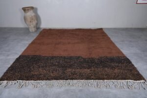 Moroccan rug brown